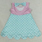 Baby Girls Dress Sleeveless Lavender Blue Mermaid Scallop Knee Length Dress GSD2516