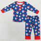 Baby Girls Pajamas Christmas Santa Claus Sibling Boys Bamboo Pajamas Sets BLP0551 GLP1324