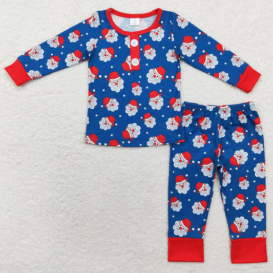 Baby Boys Pajamas Christmas Santa Claus Tops Pants Bamboo Pajamas Sets BLP0551 GLP1324