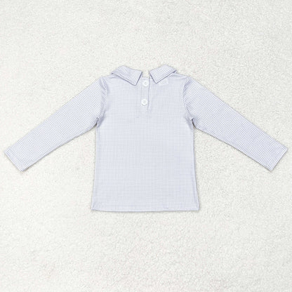 Baby Boys Clothes Tops Blue Long Sleeve Tee Shirts Tops BT0752