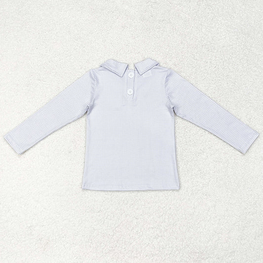 Baby Boys Clothes Tops Blue Long Sleeve Tee Shirts Tops BT0752