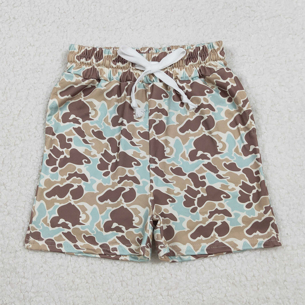 Baby Boys Shorts Southern Green Camo Pockets Shorts Bottom SS0697 11.17