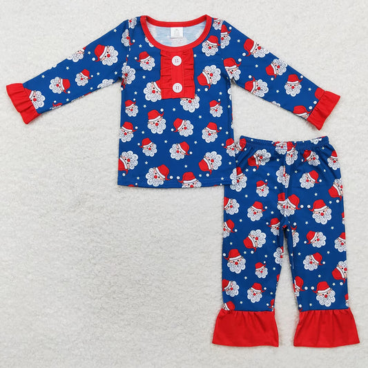 Baby Girls Pajamas Christmas Santa Claus Sibling Boys Bamboo Pajamas Sets BLP0551 GLP1324