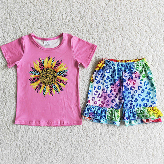 Fashion Baby Girls Clothes Set Summer Kids Boutique Clothes Girls Outfits D11-11