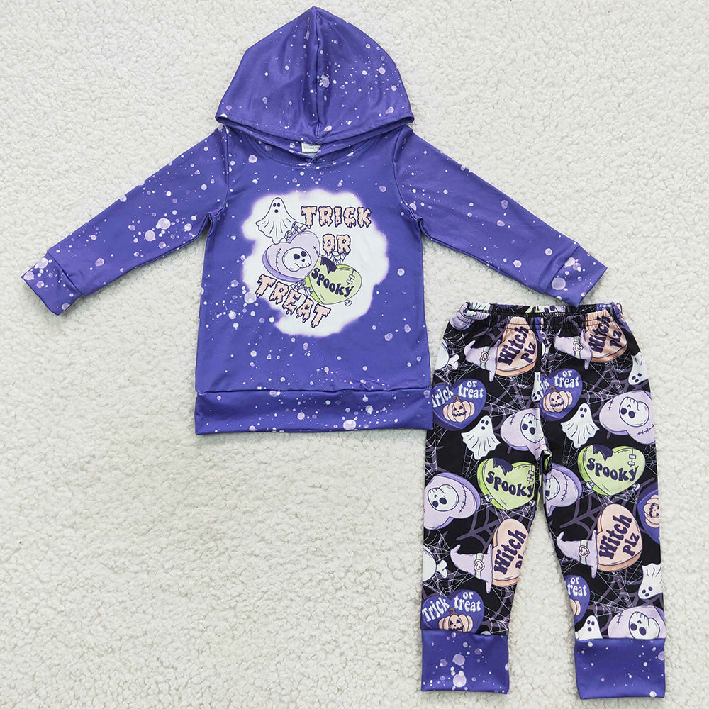 Haollween Boys Clothing Boutique Hoodies Sets BLP0211