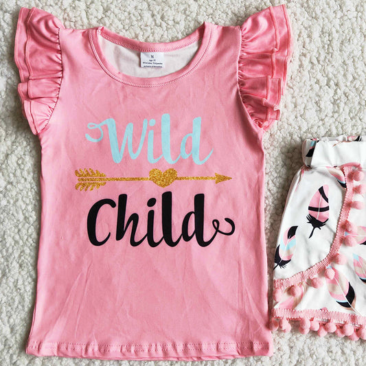 Wholesale Baby Girls Clothes Fashion Kids Clothes Girls Boutique Outfits D8-11