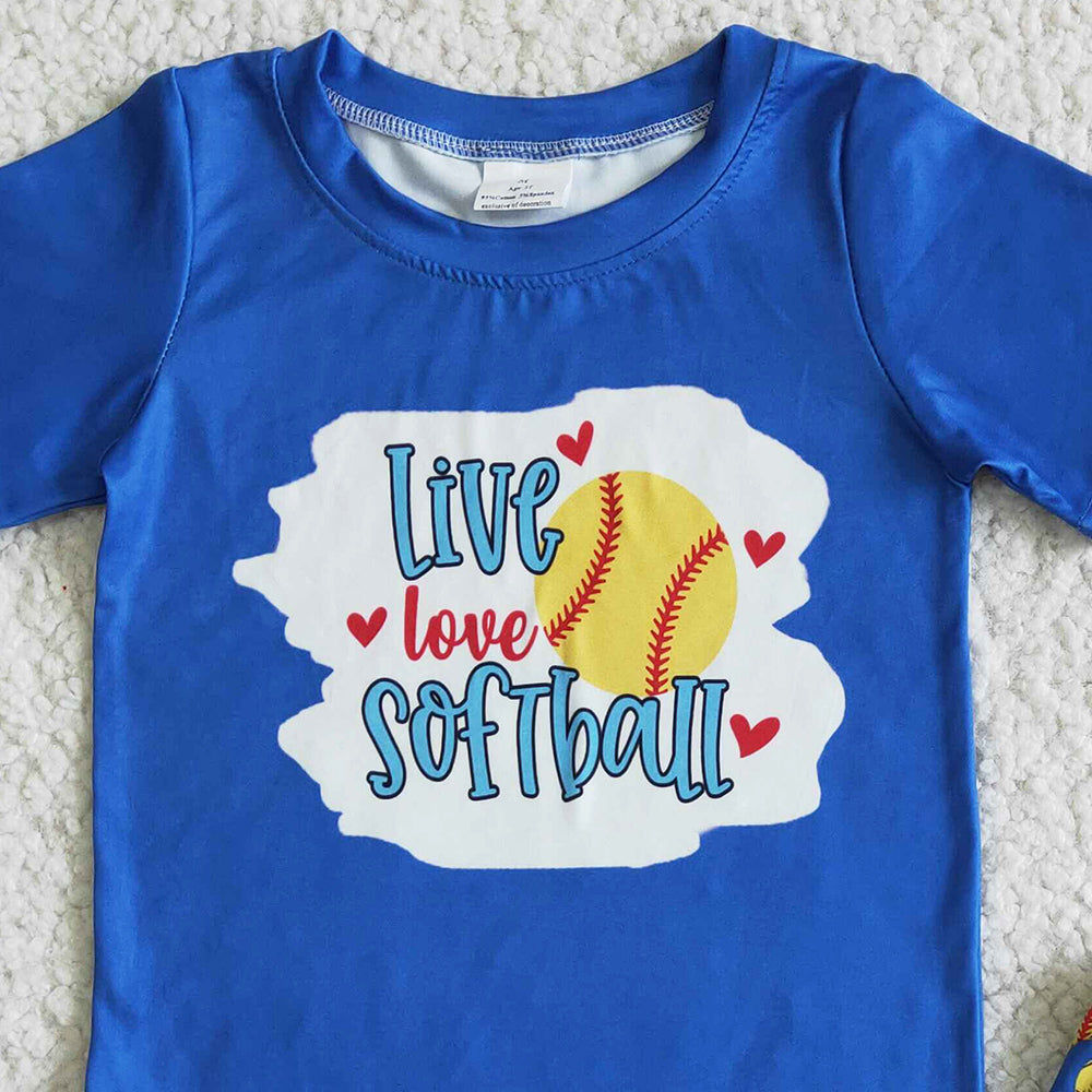 New Fashion Kids Clothes Boys Outfits Summer Baby Boy Clothes Softball Set BSSO0020