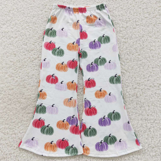 Pumpkin Print Boutique Girls Pants for Halloween P0196