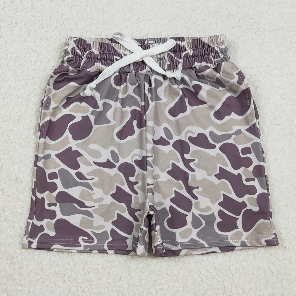 Baby Boys Shorts Southern Dark Khaki Camo Pockets Shorts Bottom SS0733 11.17