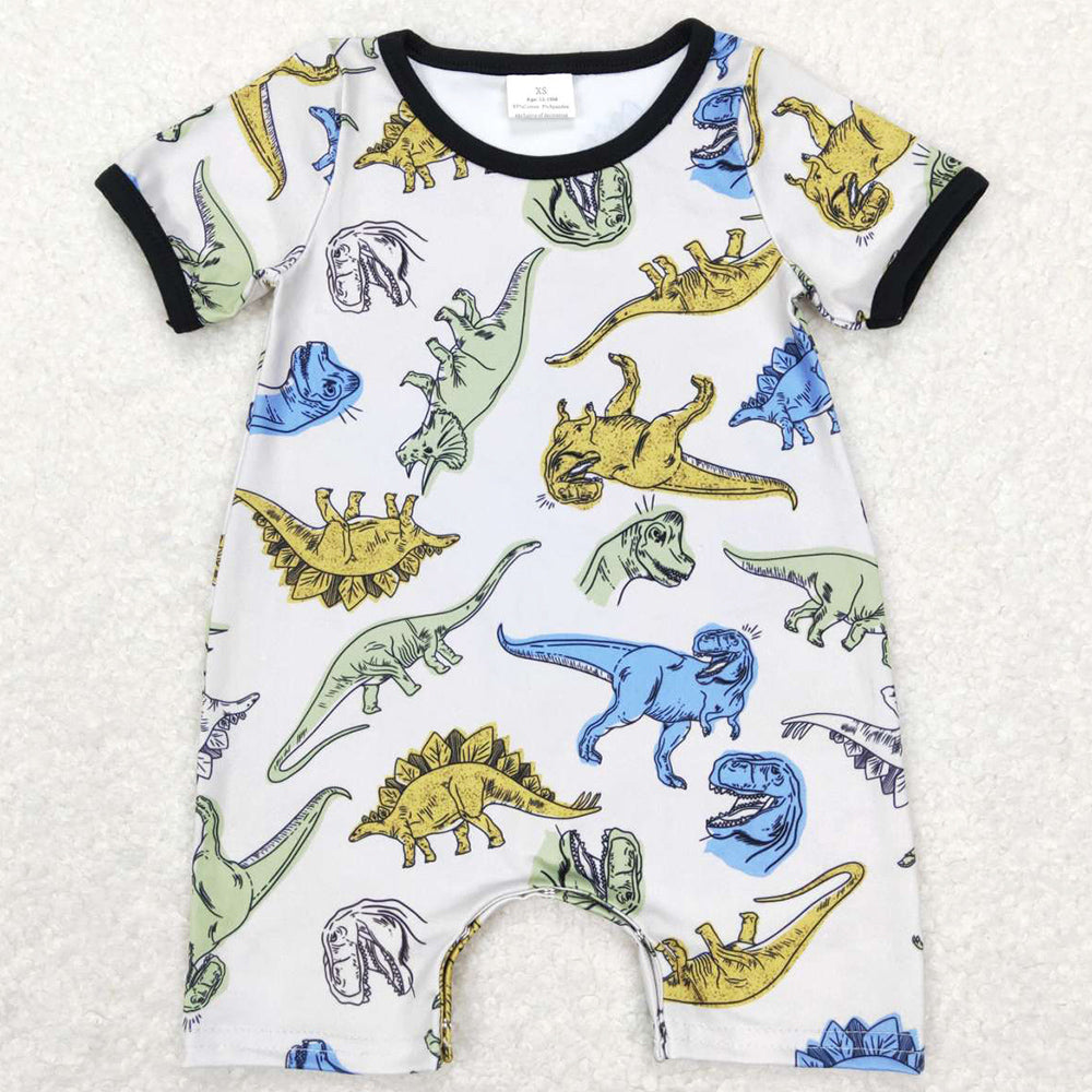 Infant Baby Boy Rompers Dinosaur Print Cute Kids Rompers SR0707