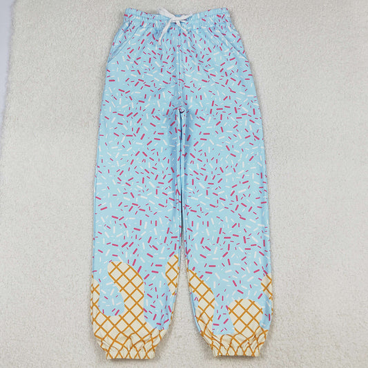 Adult Women Pants Blue Drip Pockets Yoga Active Team Pants P0808 9.9