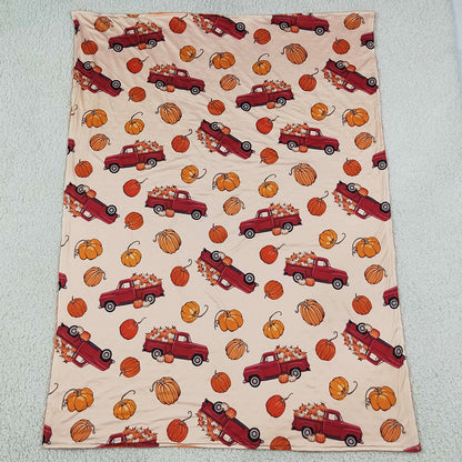 Baby Kids Blankets Pumpkins Trucks Fall Blankets BL0289