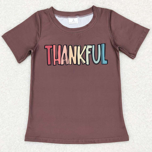 Thankful Kids Boys Clothes Tops T-shirts BT0327