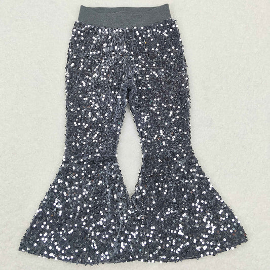 Boutique Baby Girls Sequin Bell Pants C7-14