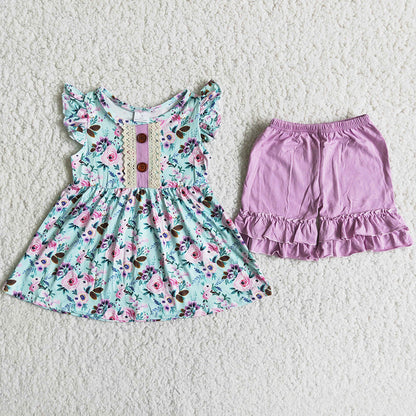 Baby Girls Clothes Toddler Outfits Girls Boutique Clothing Children Clothes Set C6-22