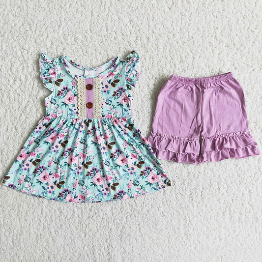 Baby Girls Clothes Toddler Outfits Girls Boutique Clothing Children Clothes Set C6-22