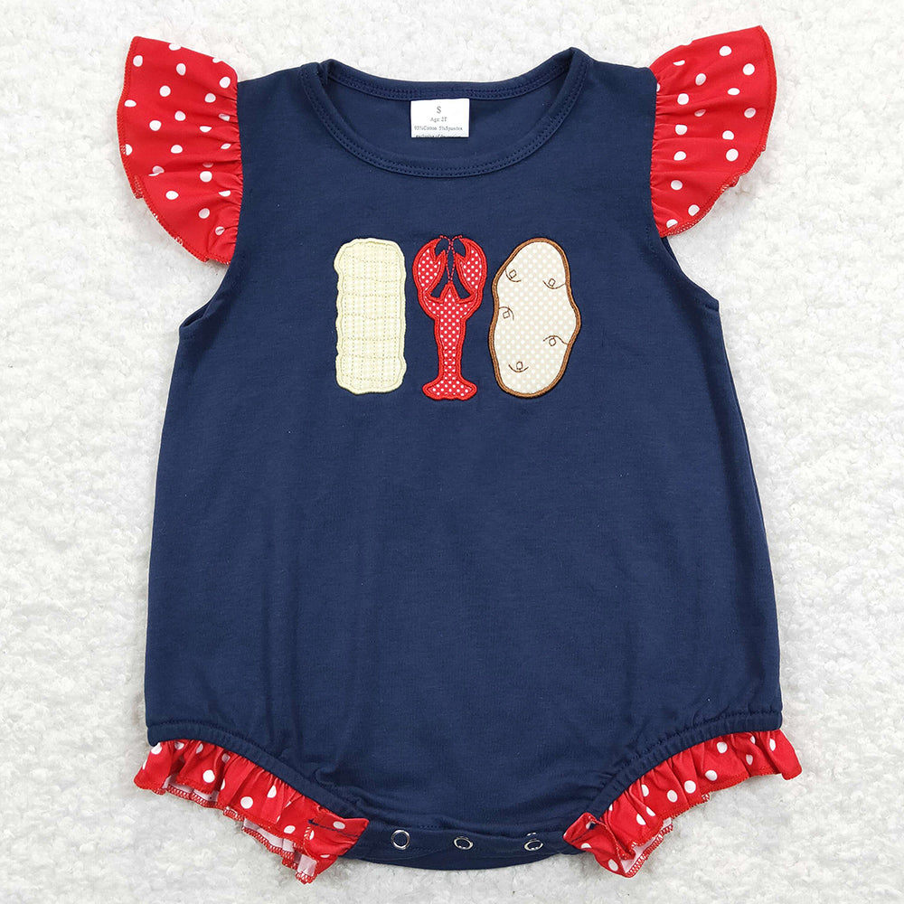 Boutique Infant Baby Girls Romper Sibling Boys Jumpsuits SR0739