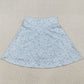 Adult Women Skirts Light Grey Camo Print Yoga Active Skirt Shorts Bottom GLK0133 10.1