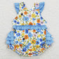 Boutique Infant Girls Romper Flower Print Cute Jumpsuits SR0824