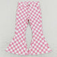 Pink Girls Denim Bell Pants Jeans Pants P0348