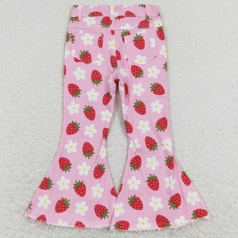 Cute Baby Girls Pants Jeans Bell Pants P0396