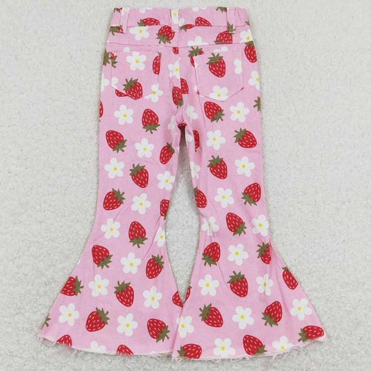 Cute Baby Girls Pants Jeans Bell Pants P0396