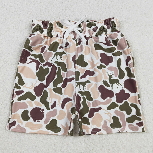 Baby Boys Shorts Southern Hunting Ducks Deer Camo Pockets Shorts Bottom SS0699 11.21