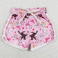 Western Mommy & Me Adult Women Shorts Kids Girls Shorts SS0125