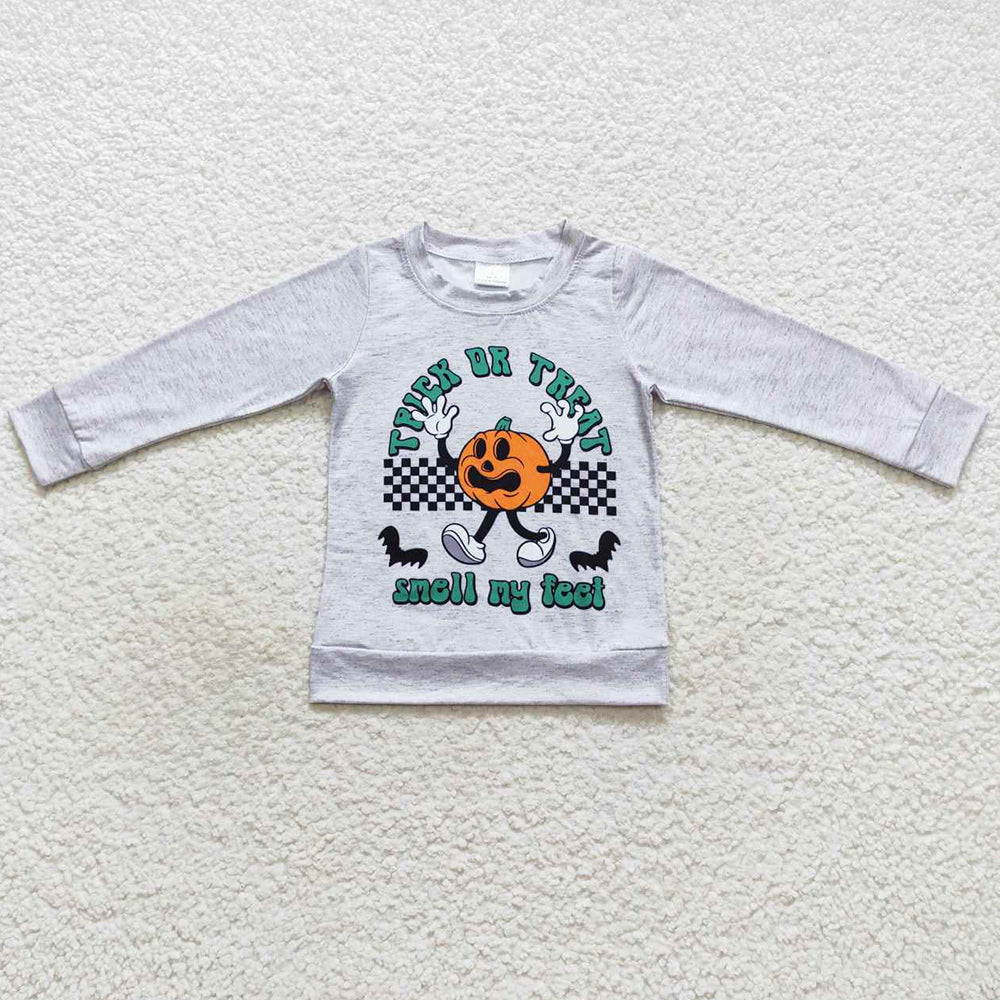 Boutique Boys Clothes Tops Halloween Long Sleeve Shirts BT0320