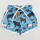 Cow Print Mommy & Me Adult Women Shorts Kids Summer Shorts SS0129 SS0124