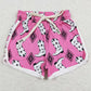 Western Mommy & Me Adult Women Shorts Kids Girls Shorts SS0126