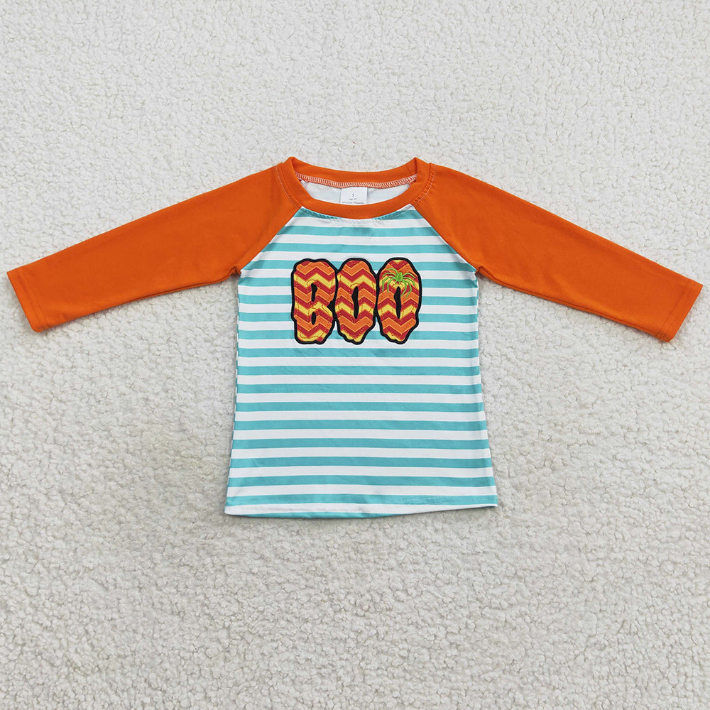 Halloween Kids Boys Clothes Top Long Sleeve Shirts BT0312