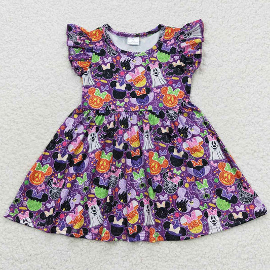 Halloween Boutique Girls Dress Cartoon Cute Dresses GSD0480