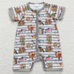Fish Print Infant Baby Boys Rompers SR0842