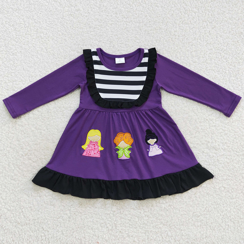 Halloween Girls Dress Long Sleeve Fall Dresses GLD0365