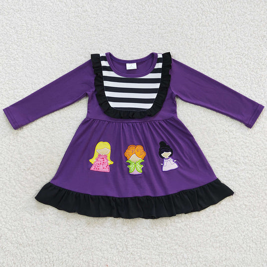 Halloween Girls Dress Long Sleeve Fall Dresses GLD0365