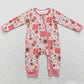 Flower Print Boutique Infant Baby Girls Rompers LR0895