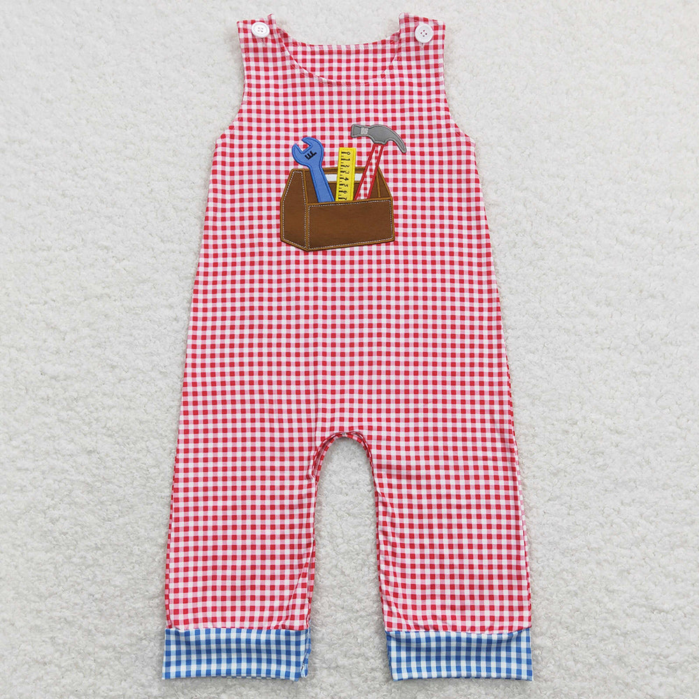 Tools Embroidery Boutique Infant Baby Boys Rompers SR0822