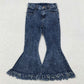 Boutique Baby Girls Jeans Pants Tassel Denim Bell Pants P0132 11.1
