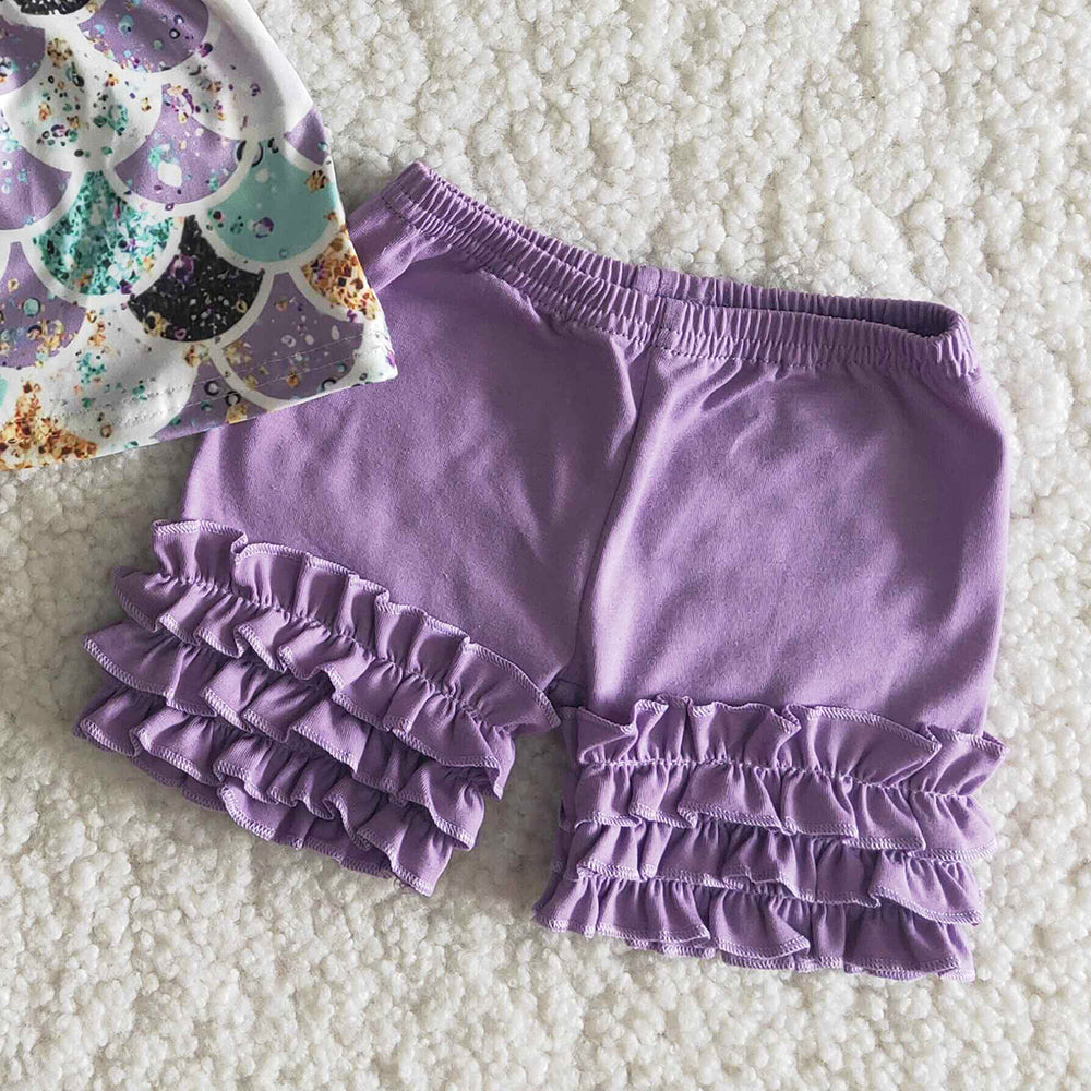 Baby Girls Clothes Summer Short Sleeve Shorts Boutique Sets B17-9