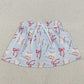 Baby Girls Skirts Bows Baseballs Team Yoga Active Skirt Shorts Bottom GLK0169 12.3
