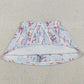 Baby Girls Skirts Bows Baseballs Team Yoga Active Skirt Shorts Bottom GLK0169 12.3