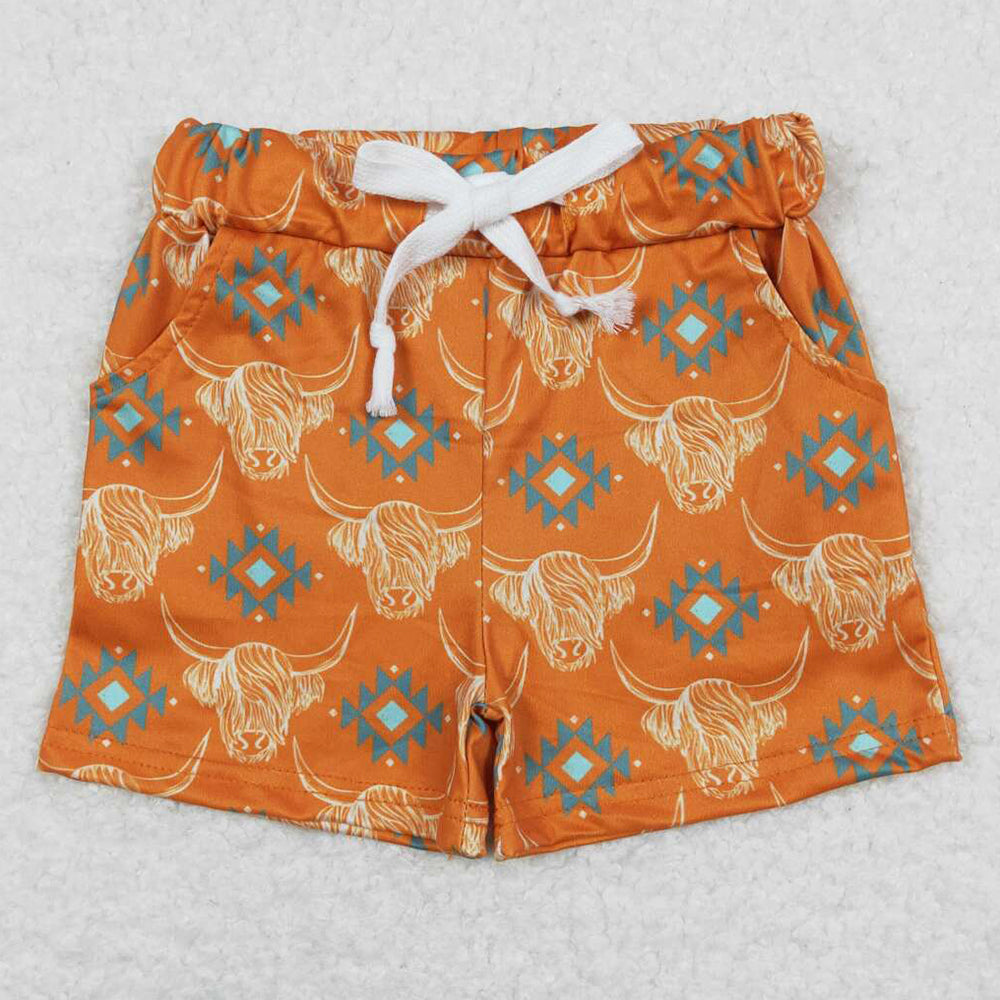 Baby Boys Shorts Cow Print Fashion Kids Camo Bottom Shorts SS0208