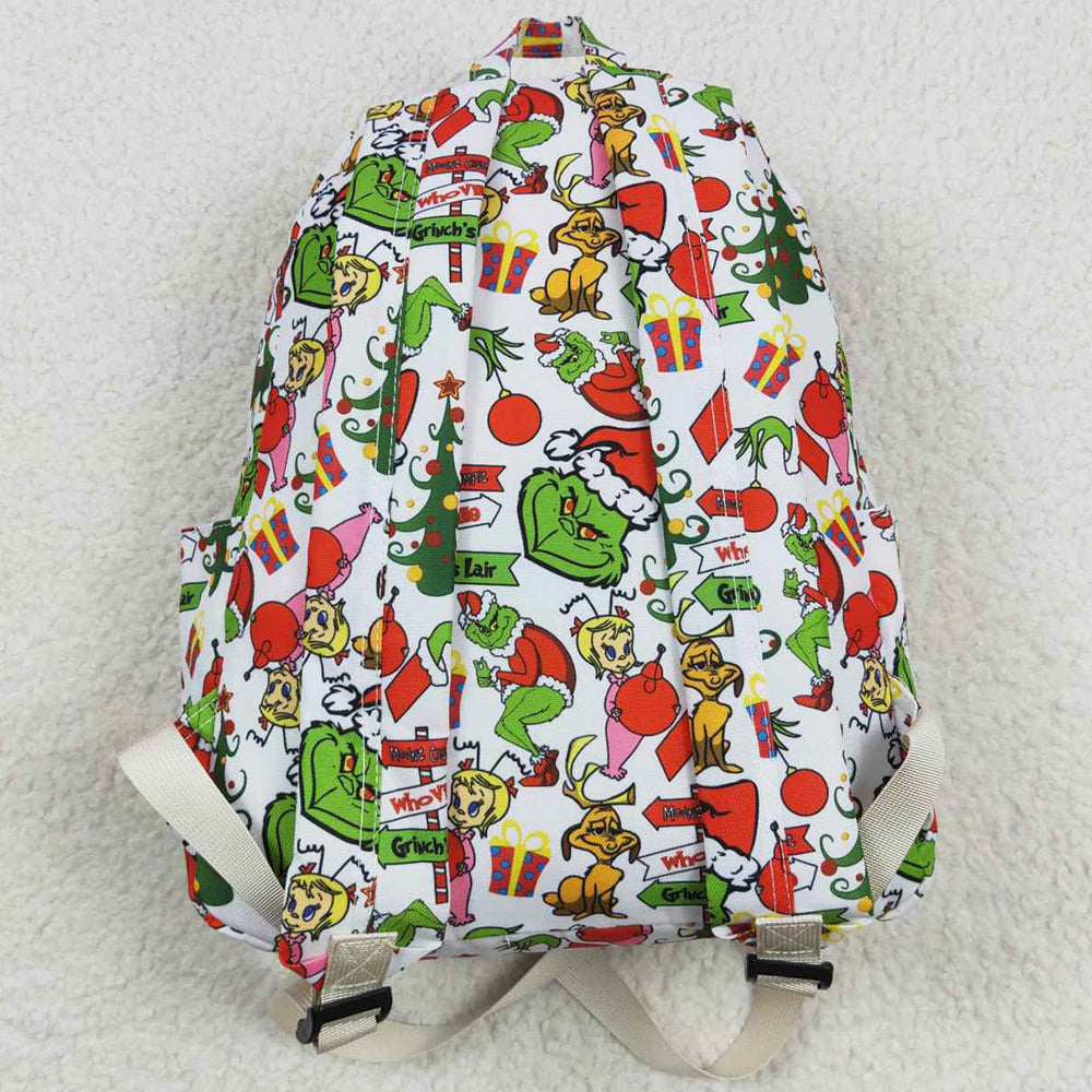 Christmas Baby Girls Backpacks Boutique Back Bags BA0138