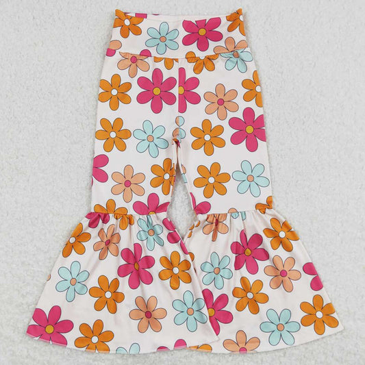 Flower Baby Girls Pants Bell Bottom Pants P0451