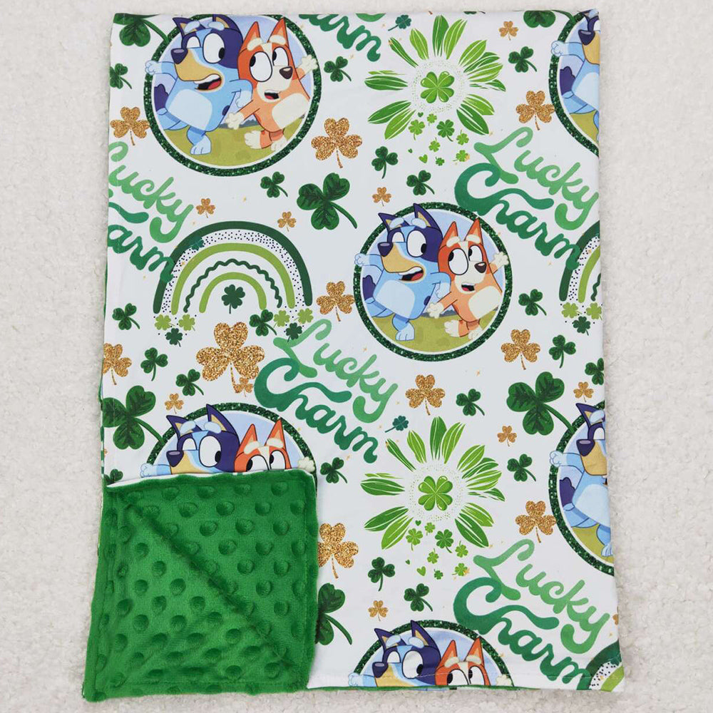 Baby Girls Blankets Lucky Charm St Patrick Day Blankets BL0105