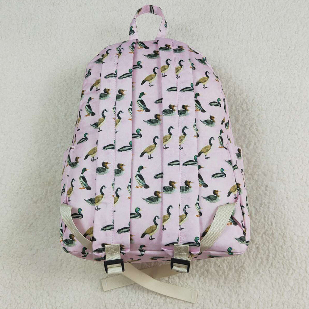 Baby Kids Girls Backpacks Pink Ducks Backpack Back Bags BA0203