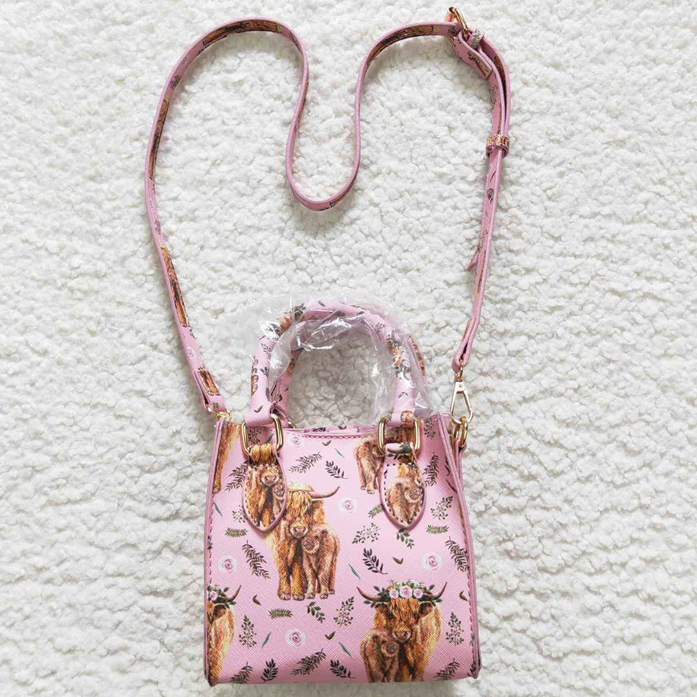 Cow Print Girls Shoulder Bags Fashion Girls Sling Bags BA0018