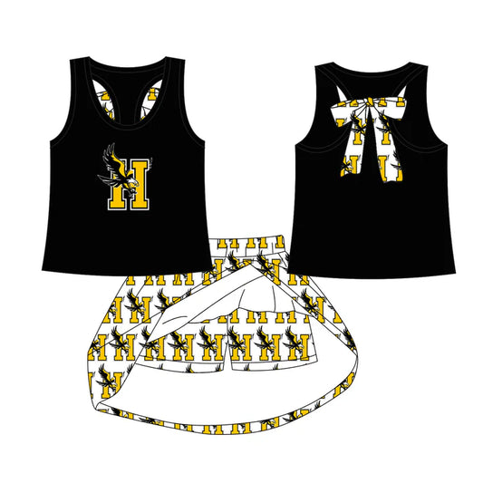 Preorder (moq 5)Baby Girls Hobbs Eagles team Top Skirt Skort Sets 6.23