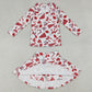 Baby Girls Clothes Red Bows Go Team Zipper Pullovers Skirts Short Yoga Active Clothes Set GLD1286 12.20